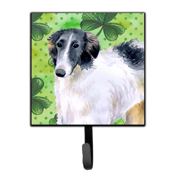 Carolines Treasures Borzoi St Patricks Leash or Key Holder BB9846SH4 - main